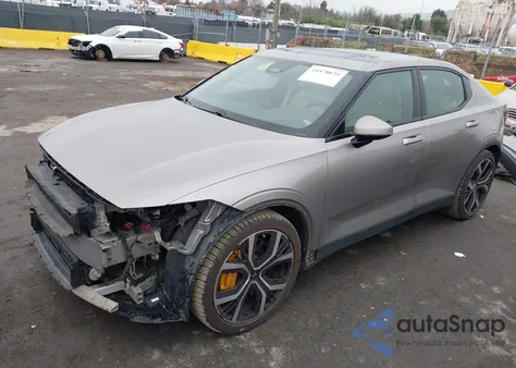 2022 Polestar 2 Long Range Dual Motor z USA, uszkodzony, nr VIN LPSED3KA4NL059942